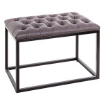 paris prix Tabouret Design "Olmida" 60cm Rose & Noir