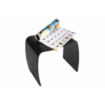 Paris Prix Tabouret Design "Oméga" 47cm Noir