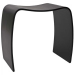 paris prix Tabouret Design "Oméga" 47cm Noir
