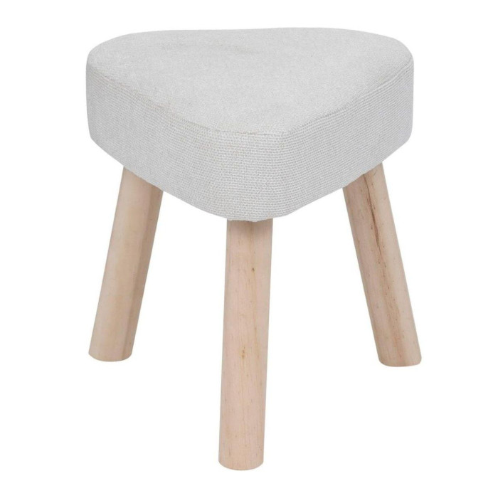 Paris Prix Tabouret Design "Thena" 36cm Ivoire