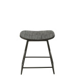 Paris Prix Tabouret En Bois "Teck" 45cm Noir