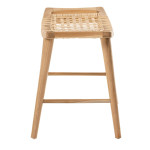 Paris Prix Tabouret En Teck "Alis" 55cm Naturel
