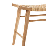 Paris Prix Tabouret En Teck "Alis" 55cm Naturel