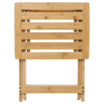 Paris Prix Tabouret Pliable "Bambou" 44cm Naturel