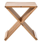 Paris Prix Tabouret Pliant "Bambou" 45cm Naturel