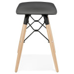 Paris Prix Tabouret Scandinave "Syrus" 47cm Noir