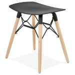 Paris Prix Tabouret Scandinave "Syrus" 47cm Noir