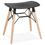 paris prix Tabouret Scandinave "Syrus" 47cm Noir