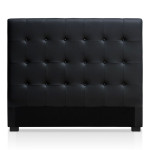paris prix Tête de Lit Capitonnée "Amor" 140cm Noir