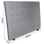 Paris Prix Tête De Lit Capitonnée "Amor" 160cm Taupe