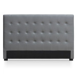 paris prix Tête de Lit Capitonnée "Amor" 180cm Gris