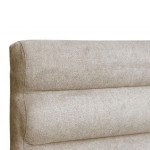 Paris Prix Tête De Lit Design "Bombé" 140cm Beige