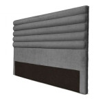 Paris Prix Tête De Lit Design "Bombé" 140cm Gris