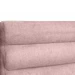 Paris Prix Tête De Lit Design "Bombé" 140cm Rose