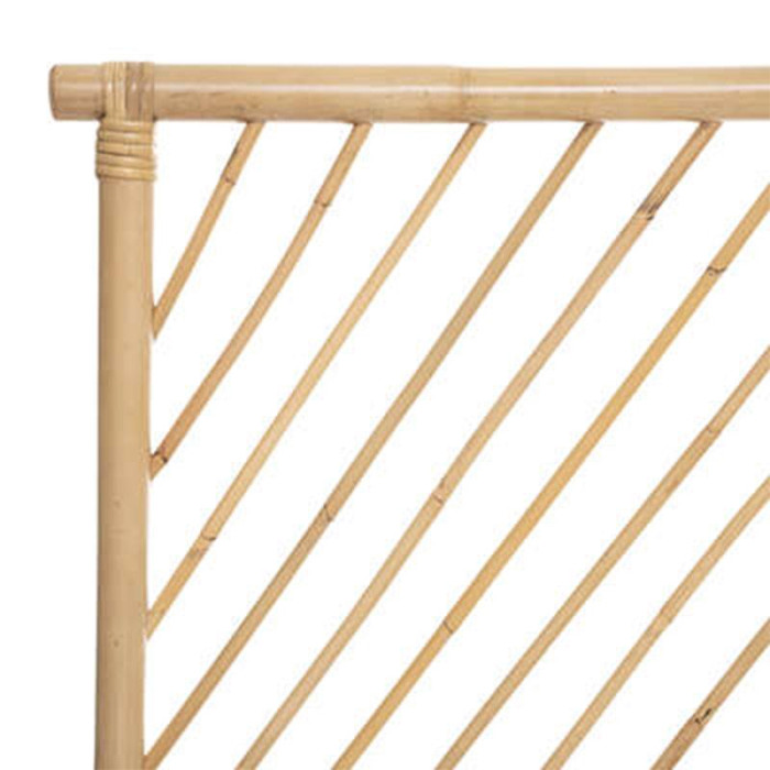 Paris Prix Tête De Lit En Rotin "Carmen" 165cm Beige