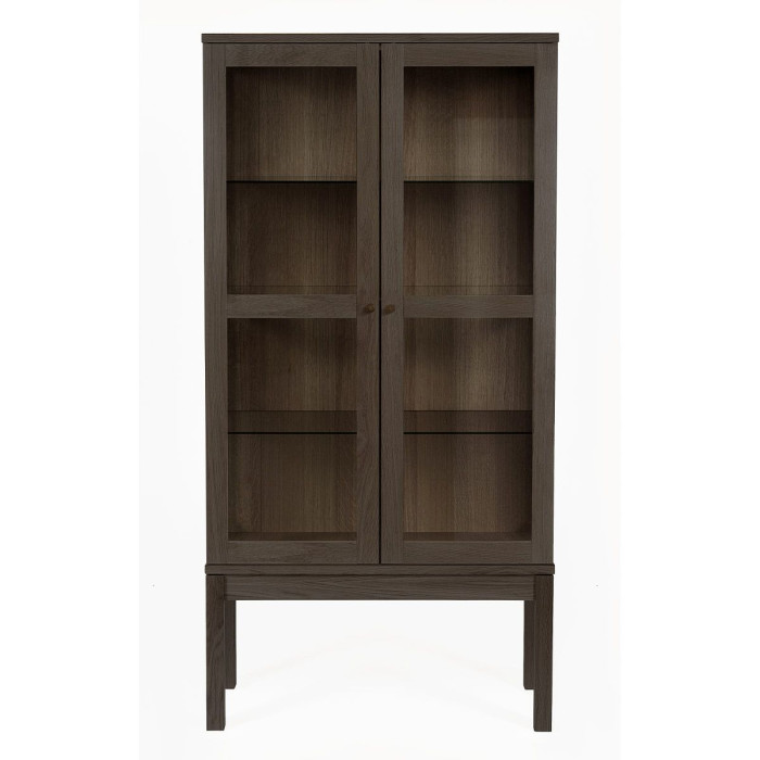 Paris Prix Vitrine 2 Portes "AbbeyWood" 170cm Marron