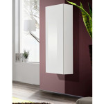 paris prix Vitrine Murale Design "Fly I" 126cm Blanc