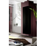Paris Prix Vitrine Murale Design "Fly I" 170cm Noir