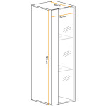 Paris Prix Vitrine Murale LED "Switch" 120cm Noir