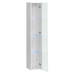 Paris Prix Vitrine Murale LED "Switch" 180cm Blanc