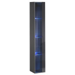 paris prix Vitrine Murale LED "Switch" 180cm Gris