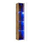 Paris Prix Vitrine Murale LED "Switch" 180cm Naturel