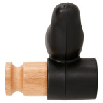 Paris Prix Patère 1 Crochet Design "Oiseau" 11cm Noir