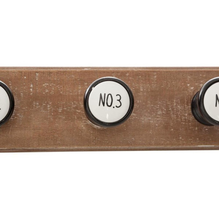 Paris Prix Patère 6 Crochets En Céramique "Numéro" 66cm Naturel