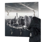 Paris Prix Patère Murale 5 Crochets "Skyline" 70cm Gris