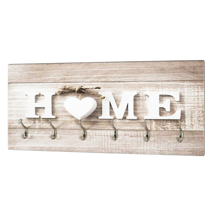 Paris Prix Patère Murale 6 Crochets "Home" 90cm Naturel