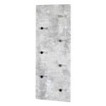 paris prix Patère Murale 7 Crochets Déco "Béton" 80cm Gris