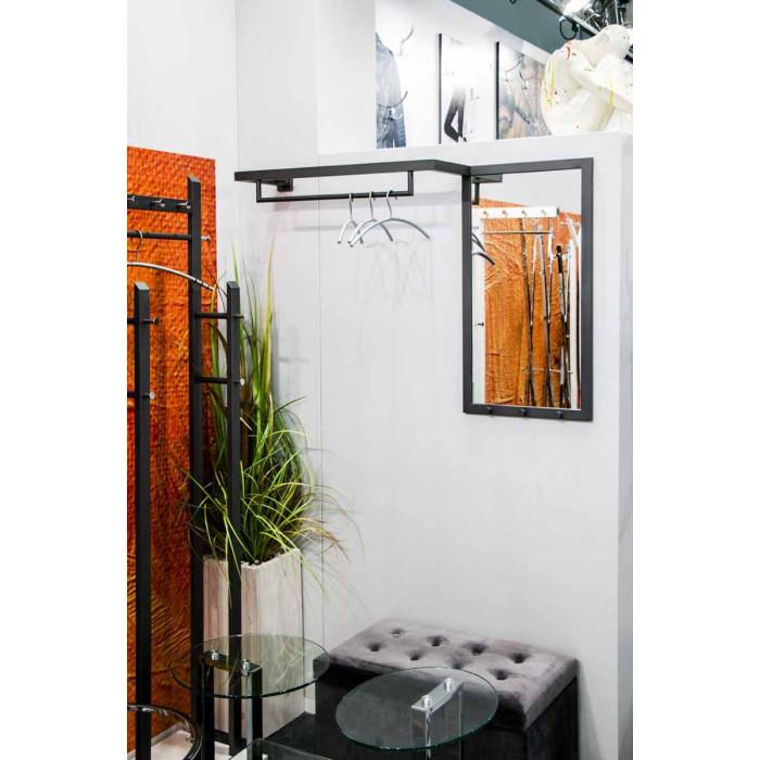 Paris Prix Patère Murale Design "Ama" 108cm Anthracite