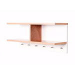 Paris Prix Patère Murale Design "Northgate" 65cm Chêne