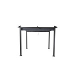 Paris Prix Pergola Avec Toit "Lazio" 295cm Gris Foncé