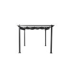 Paris Prix Pergola Avec Toit "Lazio" 295cm Gris Foncé
