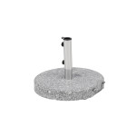 Paris Prix Pied De Parasol Moucheté Rond "Stathera" 50cm Gris