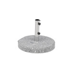 Paris Prix Pied De Parasol Moucheté Rond "Stathera" 50cm Gris