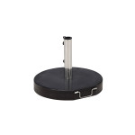 Paris Prix Pied De Parasol Rond En Granite "Stathera" 50cm Gris