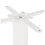 Paris Prix Pied De Table Design En Métal "Snag" 110cm Blanc