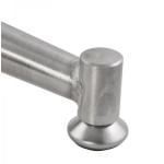 Paris Prix Pied De Table En Acier "Algono" 75cm Argent