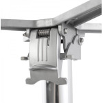 Paris Prix Pied De Table En Aluminium "Aludo" 110cm Argent
