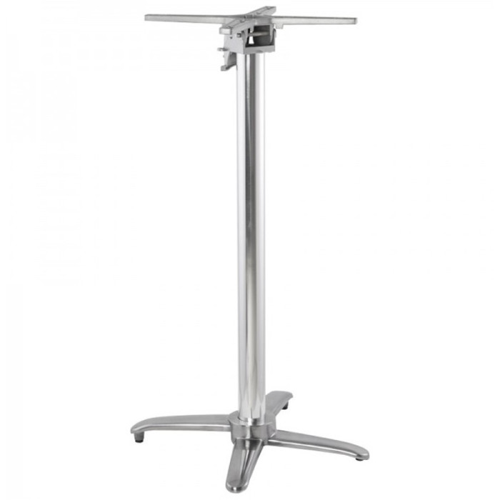 Paris Prix Pied De Table En Aluminium "Aludo" 110cm Argent