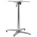 paris prix Pied de Table en Aluminium "Aludo" 75cm Argent