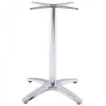 paris prix Pied de Table en Métal "Krome" 75cm Argent