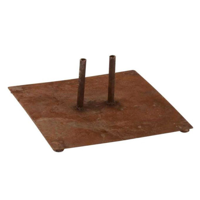 Paris Prix Pied Pour Parasol En Métal "Shiva II" 30cm Rouille