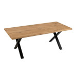 Paris Prix Pieds De Table En Métal Croix "Brant" 72cm Noir