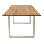 Paris Prix Pieds De Table En Métal Rectangle "Brant" 72cm Blanc