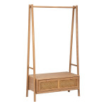 paris prix Portant à Vêtements Avec Tiroir "Tiria" 162cm Marron