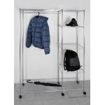 Paris Prix Portant à Vêtements Design "Badis" 181cm Argent