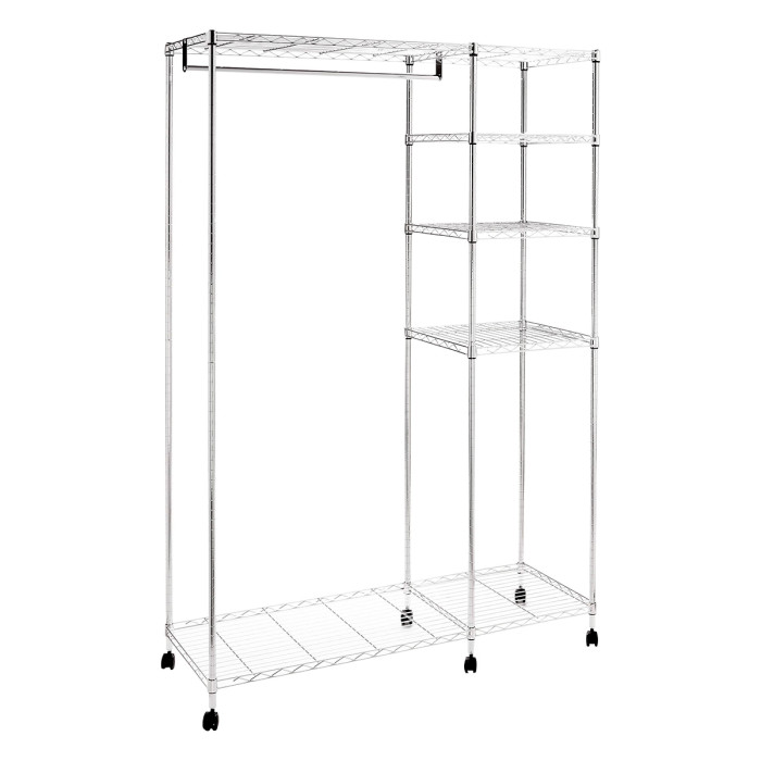 Paris Prix Portant à Vêtements Design "Badis" 181cm Argent